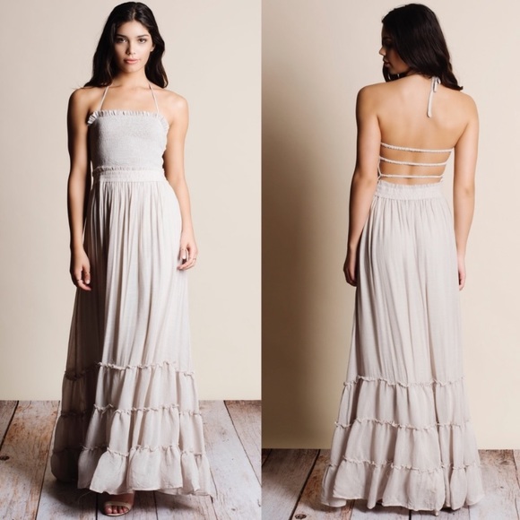 colorsandbloom Dresses & Skirts - Backless Maxi Dress